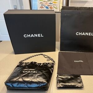 Chanel 22 bag Black Small size